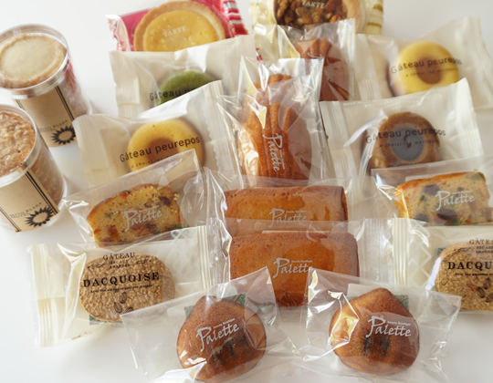 オンラインショップにスイーツブティックパレットの「焼き菓子」が登場
