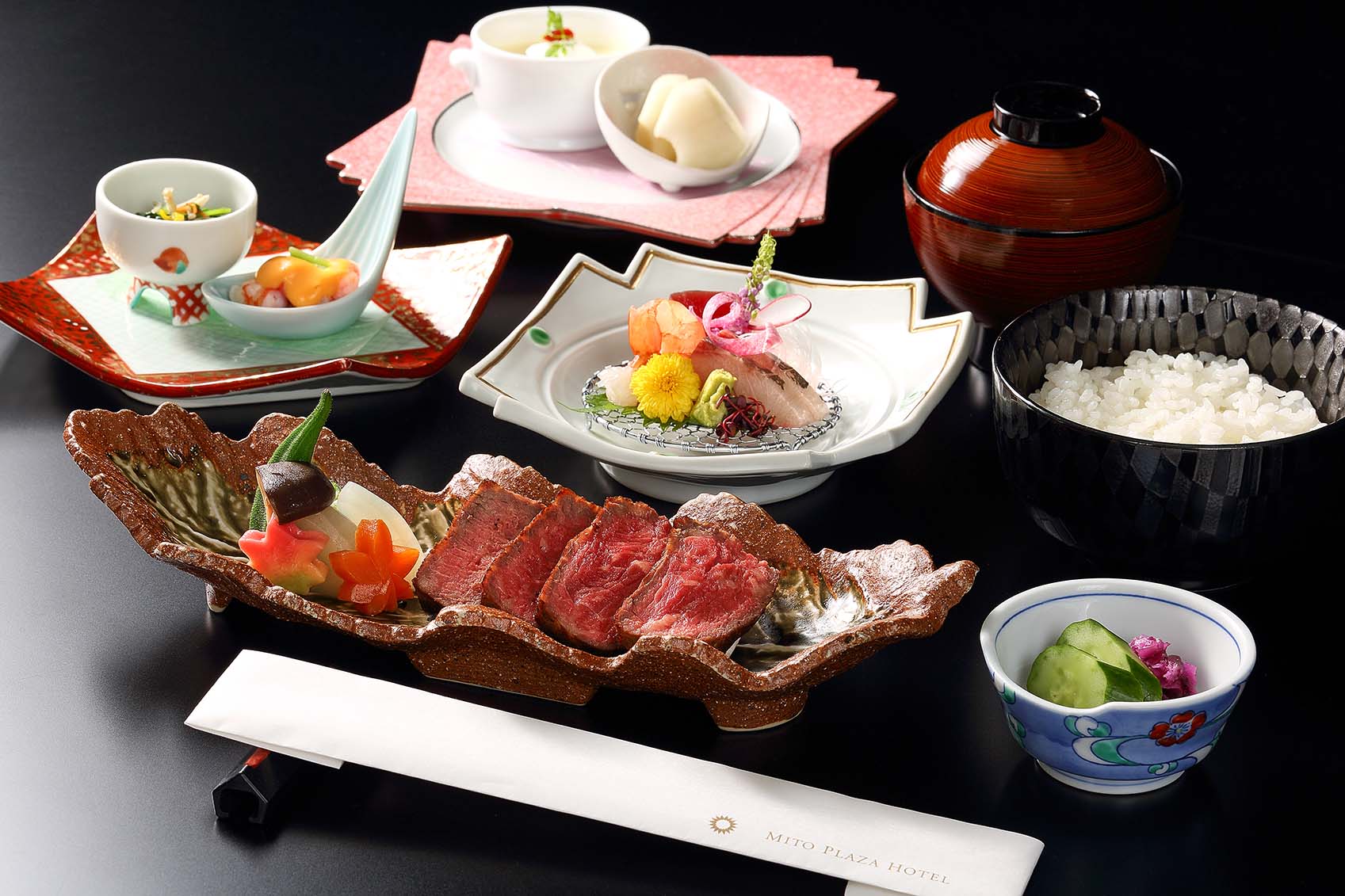 常陸牛サーロインステーキ膳