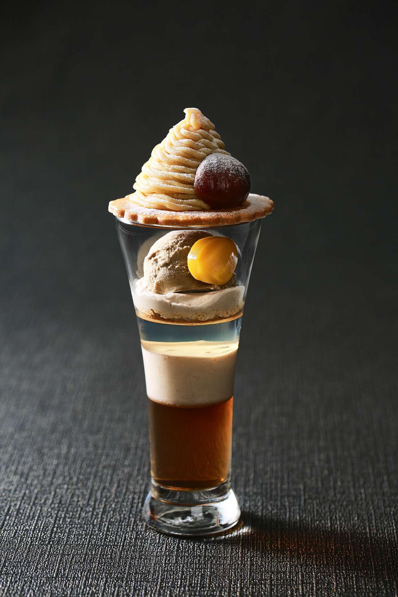 笠間栗のパフェ</br>KASAMA Chestnut Parfait