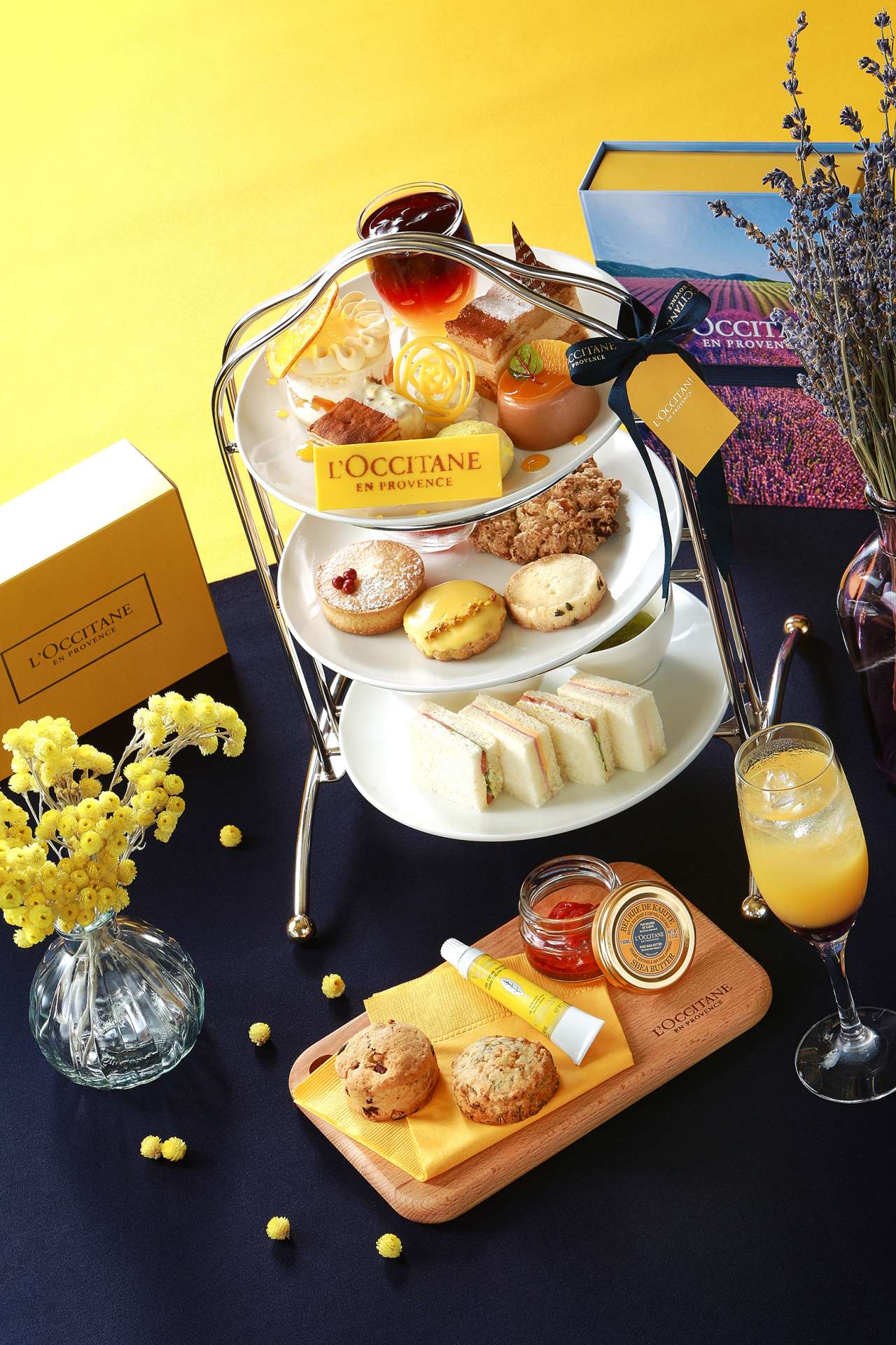 ロクシタンアフタヌーンティーセット</br>L’OCCITANE Afternoontea Set