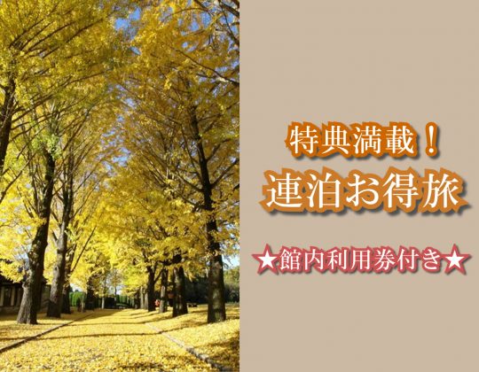 連泊お得旅♪ホテル利用券付きご連泊プラン（ご朝食付）