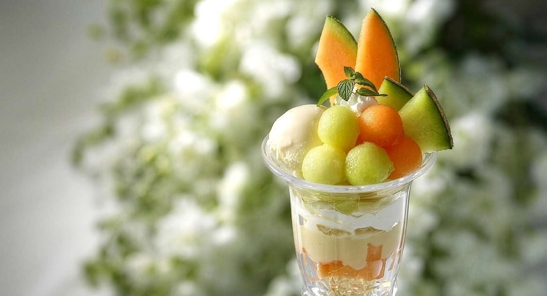 メロンパフェ</br>Melon Parfait
