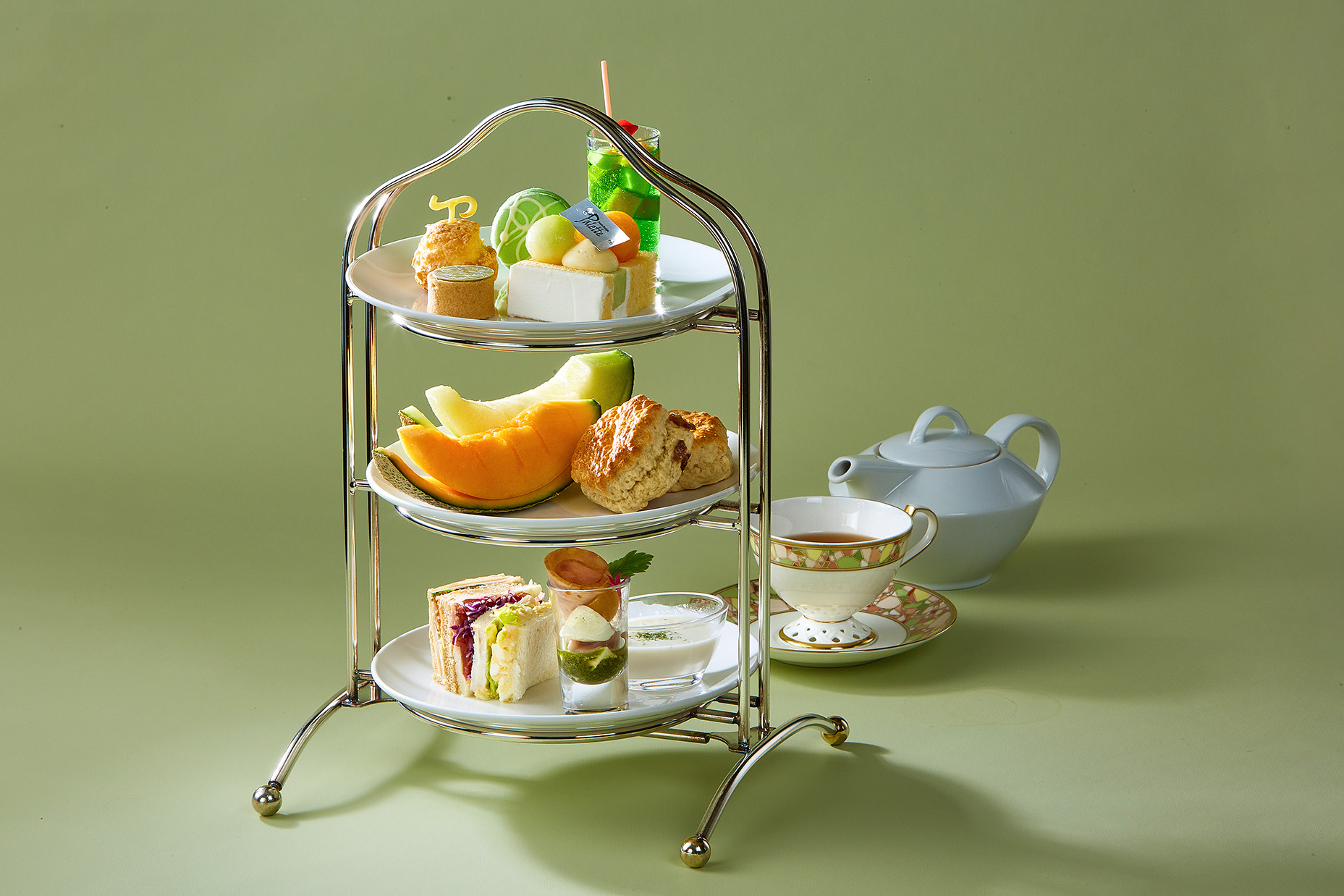 メロン アフタヌーンティーセット<br>Melon Afternoon Tea Set