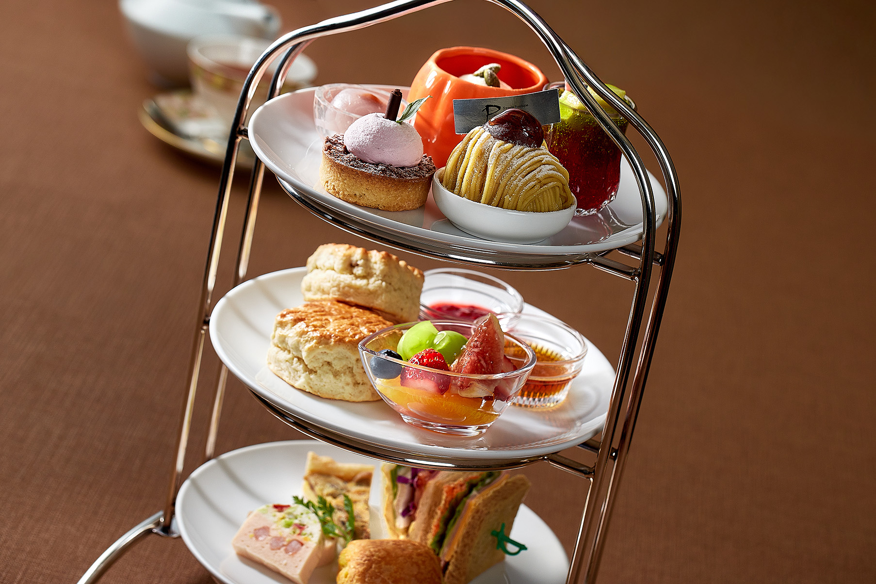オータムアフタヌーンティーセット<br>Autumn Afternoon Tea Set
